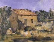 Paul Cezanne Abandoned House near Aix-en-Provence oil painting artist